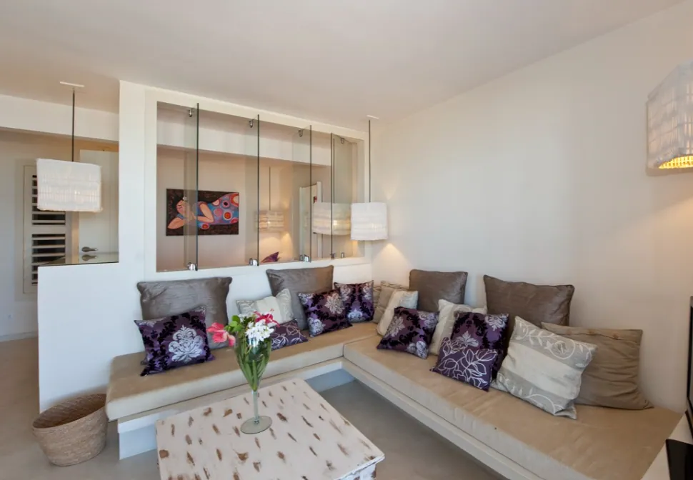 Sala de estar do Loft Luxo Premium