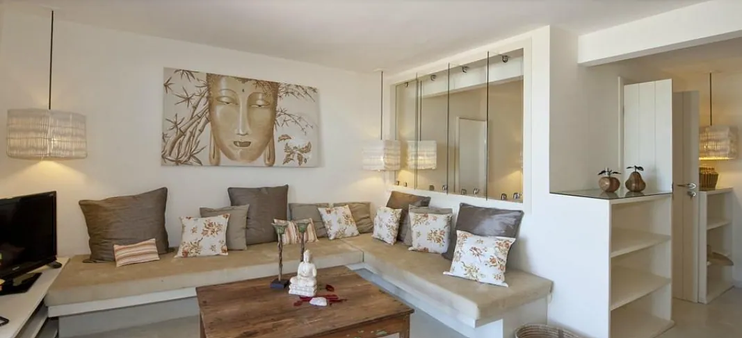 Sala ampla do Loft Luxo Premium
